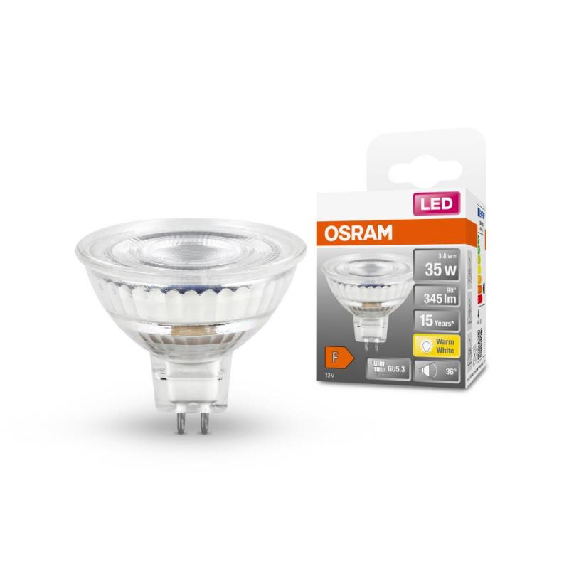 OSRAM LED GU5.3 Star Strahler MR16 36° 3,8W wie 35W warmweiß 2700K 12V Niedervolt